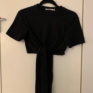 Alexander Wang crop top with front tie